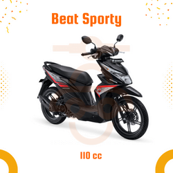 Sewa Motor Beat sporty lombok
